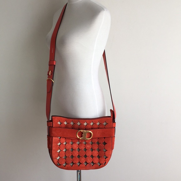 Tory Burch Handbags - Tory Burch Suede Gemini Link Bag